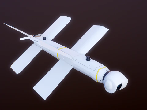 Zala Lancer-3 Kamikaze Drone 3D Model