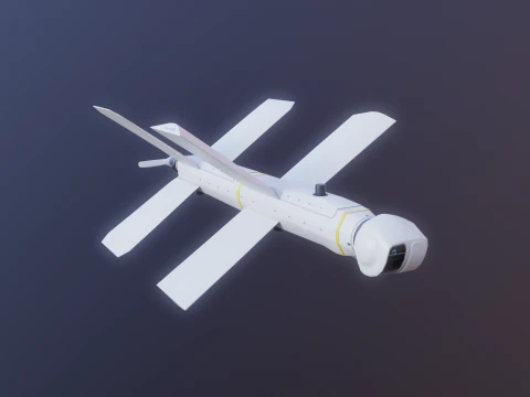 Zala Lancer-3 Kamikaze Drone 3D Model
