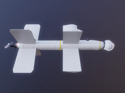 Zala Lancer-3 Kamikaze Drone 3D Model