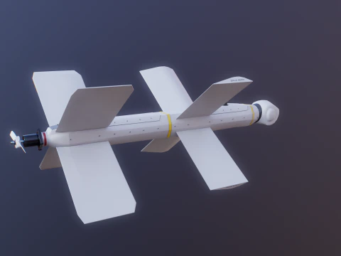 Zala Lancer-3 Kamikaze Drone 3D Model