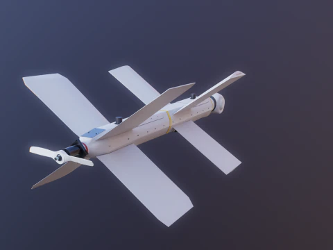 Zala Lancer-3 Kamikaze Drone 3D Model