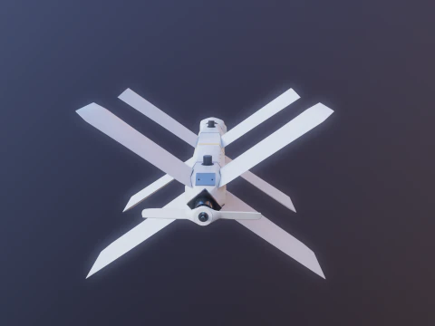 Zala Lancer-3 Kamikaze Drone 3D Model