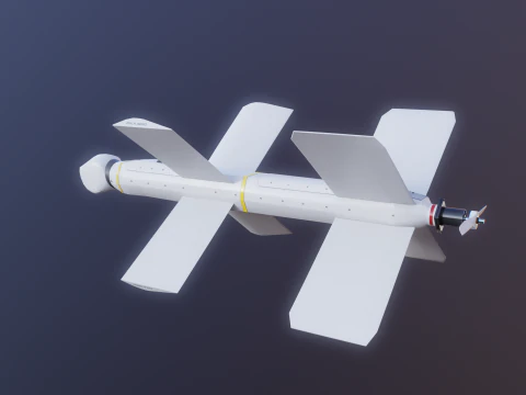 Zala Lancer-3 Kamikaze Drone 3D Model
