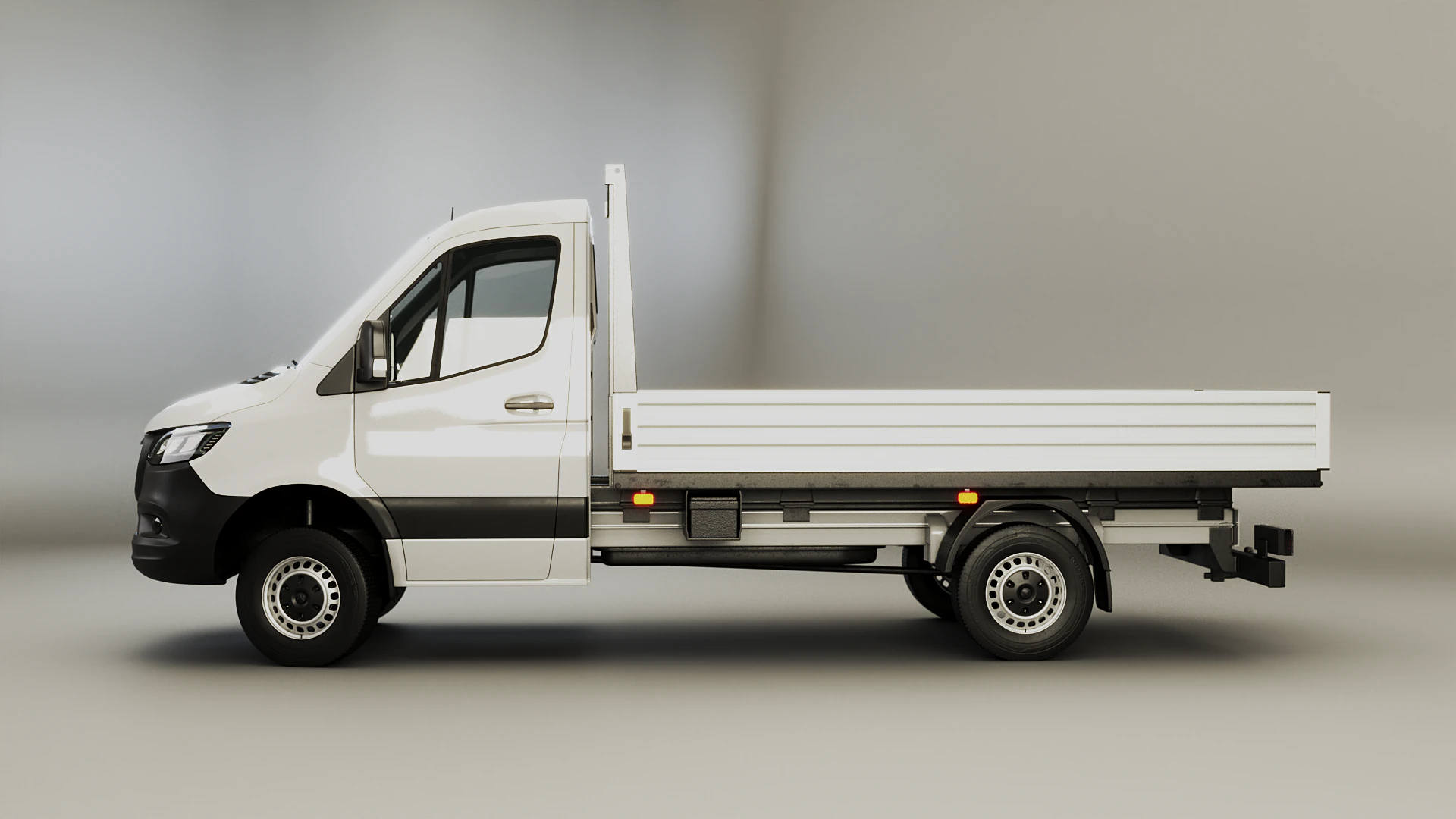 Carrozzeria Mercedes Sprinter Pickup 4x4 Modello 3D .c4d .max .obj .3ds .fbx .stl .blend 