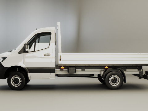 Carroceria Mercedes Sprinter Pickup 4x4 Modelo 3D