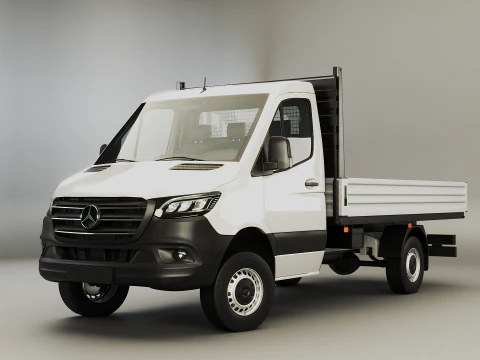 Carrozzeria Mercedes Sprinter Pickup 4x4 Modello 3D