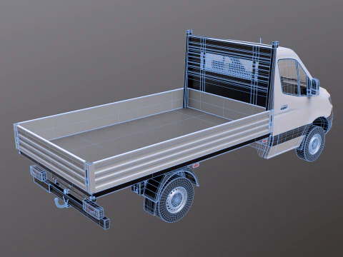 Carrozzeria Mercedes Sprinter Pickup 4x4 Modello 3D