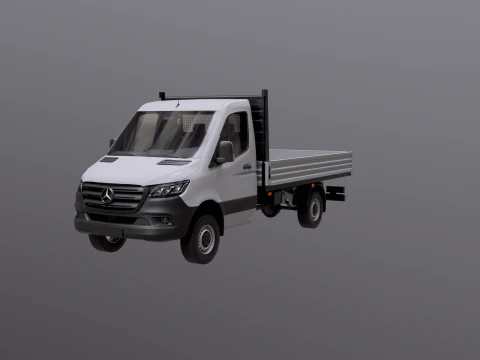 Carrozzeria Mercedes Sprinter Pickup 4x4 Modello 3D