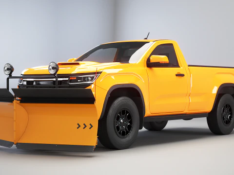 Pick-up spazzaneve generico Modello 3D