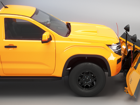 Pick-up spazzaneve generico Modello 3D