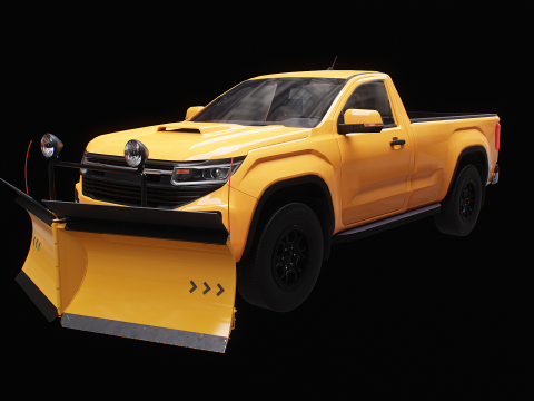 Pick-up spazzaneve generico Modello 3D