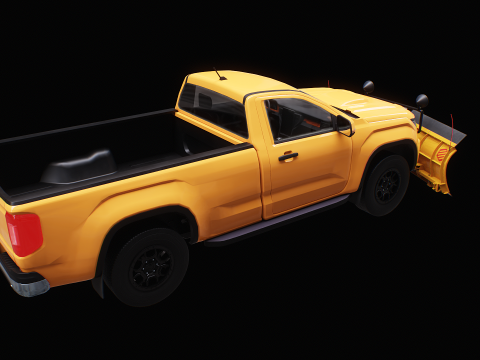 Pick-up spazzaneve generico Modello 3D