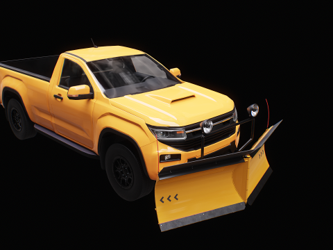 Pick-up spazzaneve generico Modello 3D