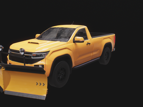 Pick-up spazzaneve generico Modello 3D