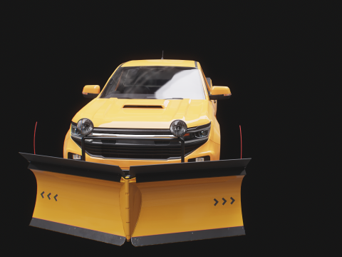 Pick-up spazzaneve generico Modello 3D