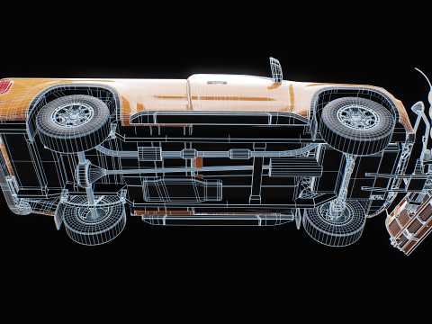 Pick-up spazzaneve generico Modello 3D