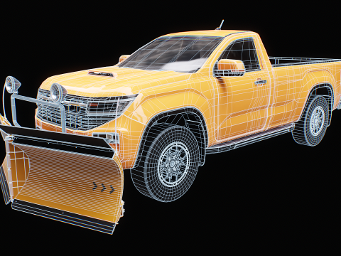 Pick-up spazzaneve generico Modello 3D