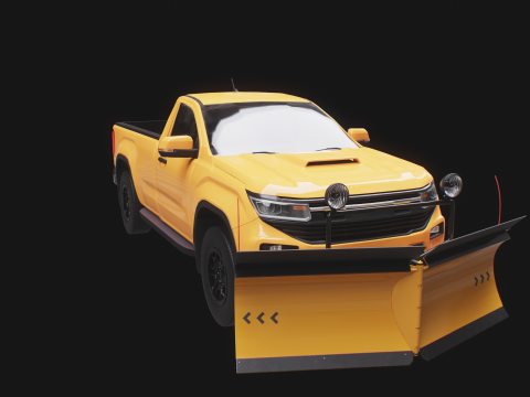 Pick-up spazzaneve generico Modello 3D