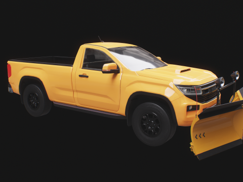 Pick-up spazzaneve generico Modello 3D