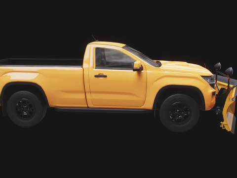 Pick-up spazzaneve generico Modello 3D