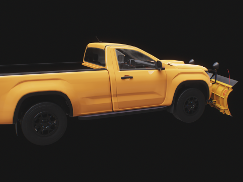 Pick-up spazzaneve generico Modello 3D