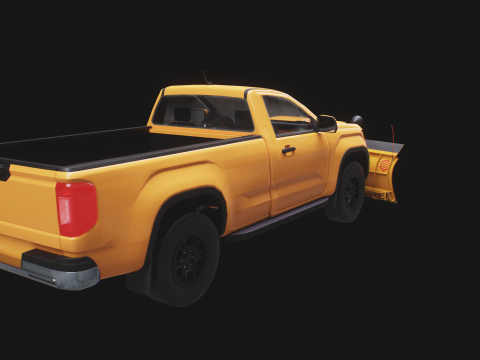 Pick-up spazzaneve generico Modello 3D