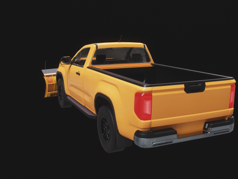 Pick-up spazzaneve generico Modello 3D