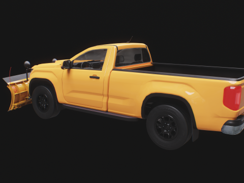 Pick-up spazzaneve generico Modello 3D