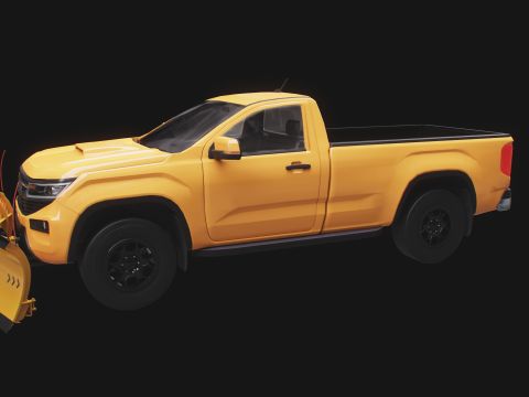 Pick-up spazzaneve generico Modello 3D