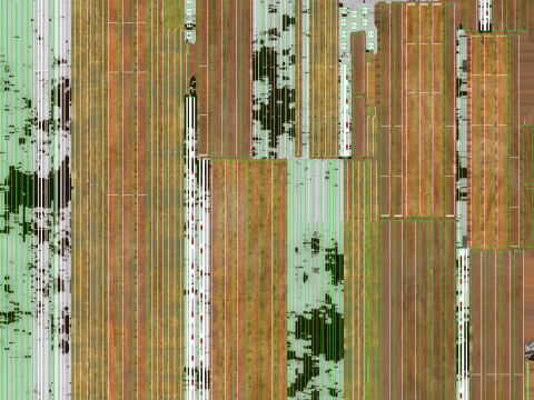Semirimorchio usato generico con rimorchio a pianale Modello 3D