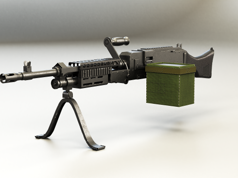 M240 Modelo 3D