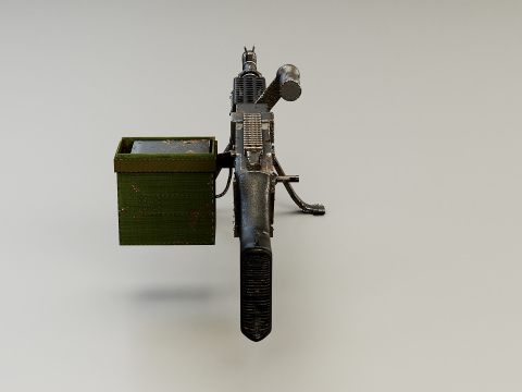 M240 Usato Modello 3D