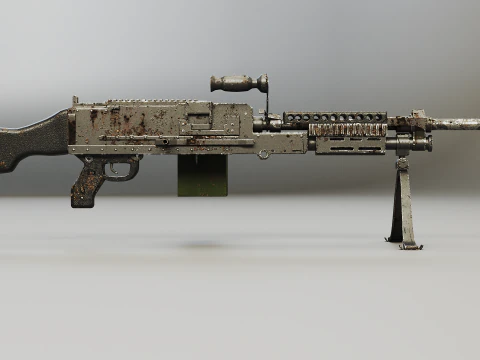 M240 б/в 3D Модель