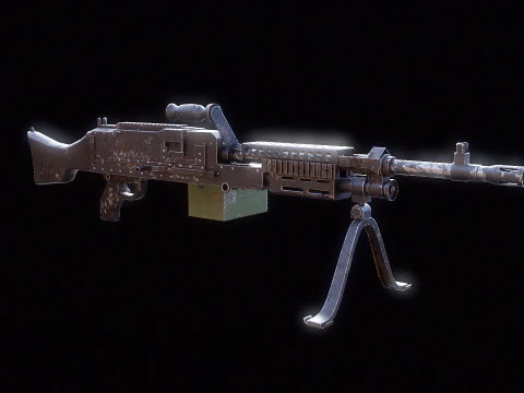 M240 б/в 3D Модель