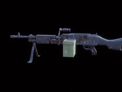 M240 б/в 3D Модель