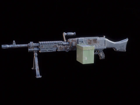 M240 б/в 3D Модель