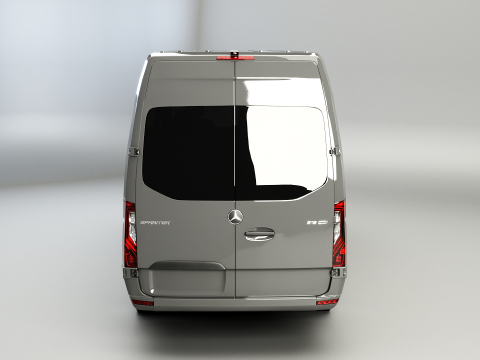 Autobus lungo Mercedes Sprinter Modello 3D