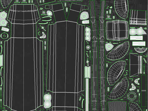 Autobus lungo Mercedes Sprinter Modello 3D