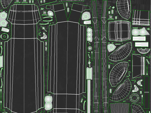 梅赛德斯短跑长途客车 3D 模型