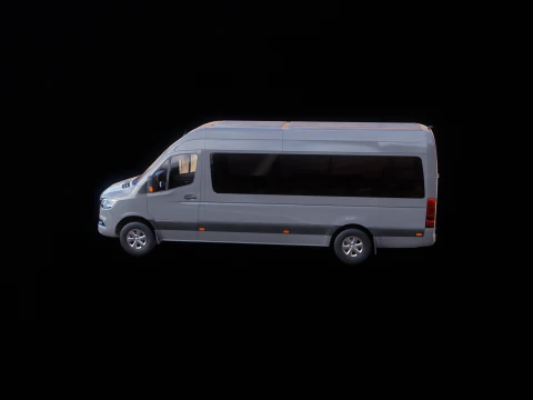 梅赛德斯短跑长途客车 3D 模型