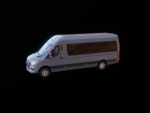 梅赛德斯短跑长途客车 3D 模型