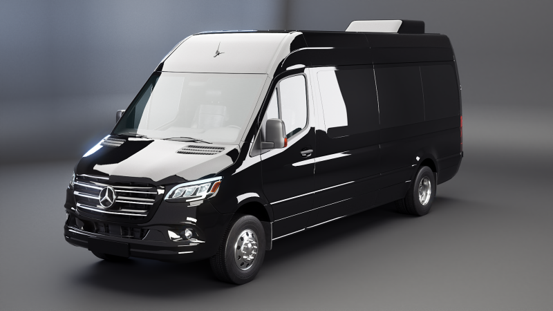 Mercedes Sprinter autobus lungo US Spec Modello 3D .c4d .max .obj .3ds .fbx .stl .blend