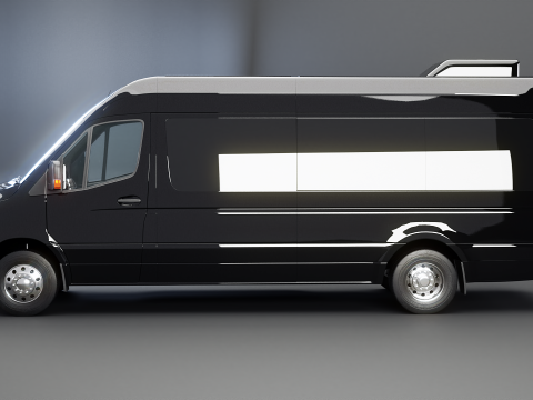 Mercedes Sprinter autobus lungo US Spec Modello 3D