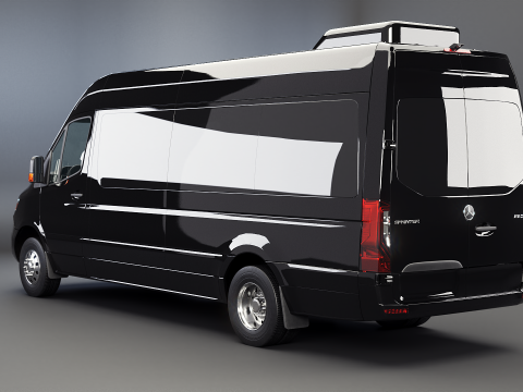 Mercedes Sprinter autobus lungo US Spec Modello 3D