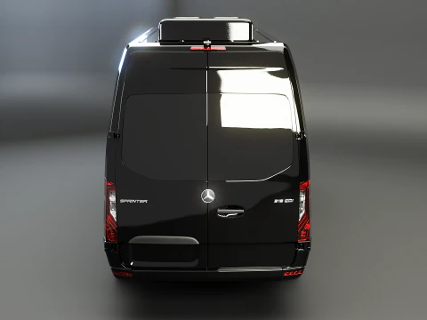 Mercedes Sprinter Long Bus US Spec 3D Model