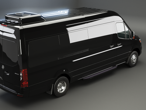 Mercedes Sprinter autobus lungo US Spec Modello 3D