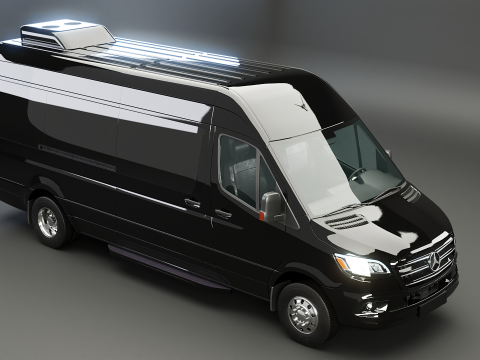 Mercedes Sprinter autobus lungo US Spec Modello 3D