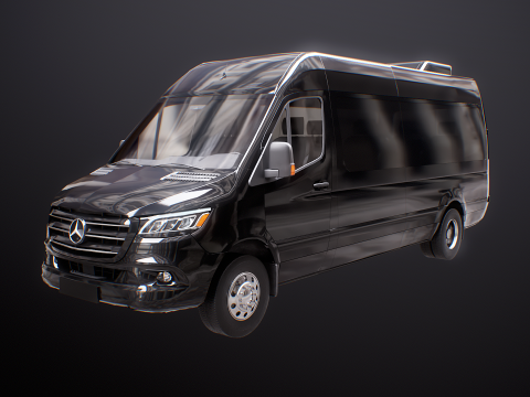 Mercedes Sprinter autobus lungo US Spec Modello 3D