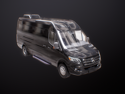 Mercedes Sprinter autobus lungo US Spec Modello 3D