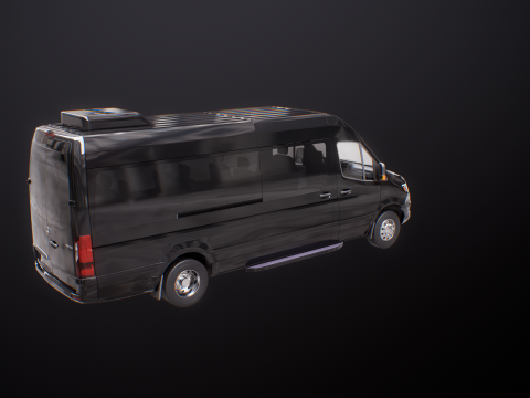Mercedes Sprinter autobus lungo US Spec Modello 3D